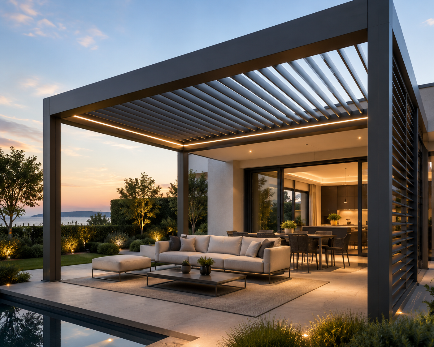 Pergola bioclimatique